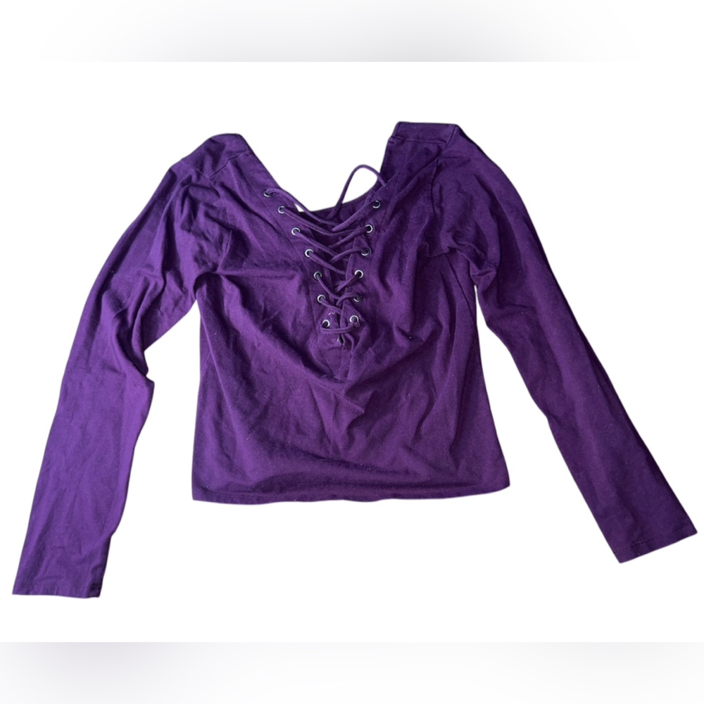 Large Purple Charolette Rouse top